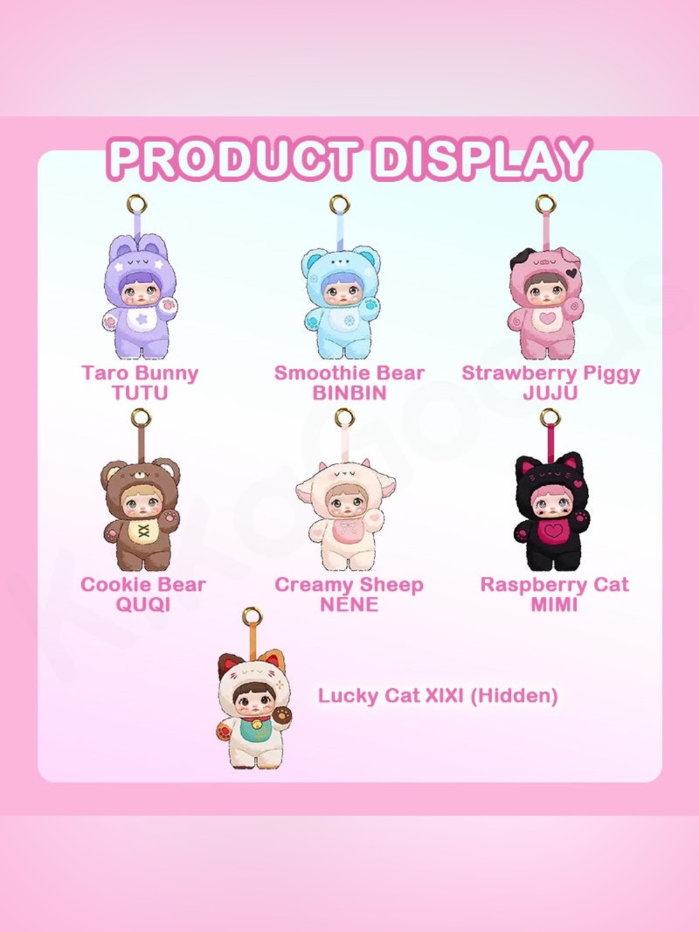 𝒩ℴ𝓂𝓂𝒾 ‼️ 𝐒𝐄𝐂𝐑𝐄𝐓 ‼️ 𝐋𝐮𝐜𝐤𝐲 𝐂𝐚𝐭 𝐗𝐈𝐗𝐈 Loveliness Never Ends Series Plush Blind Box - Picture 3 of 4